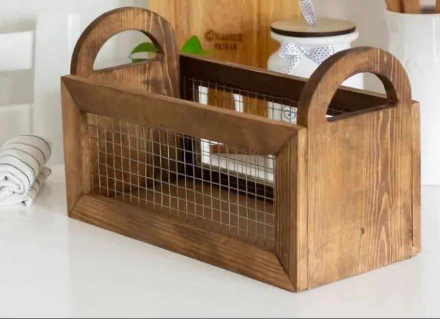 رایزر آشپزخانه توری دار چوبی