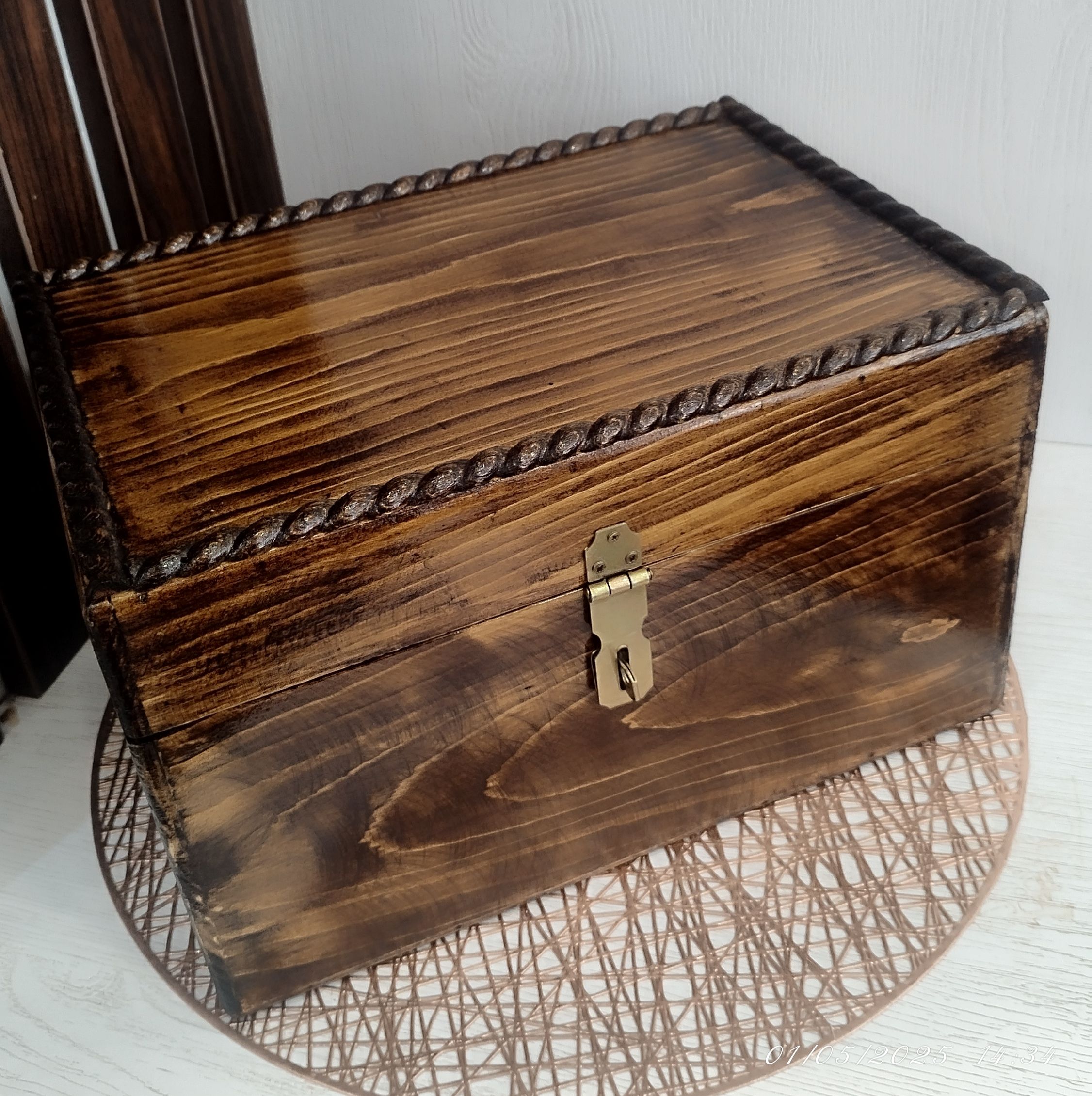 صندوقچه چوبی بزرگ 20 در 30 سانت